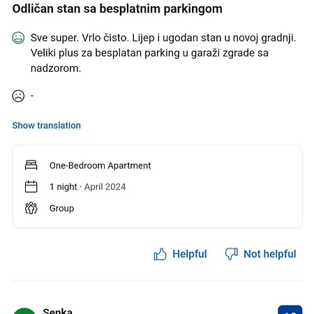 Daire Comfort Bulevar With Garage Saraybosna