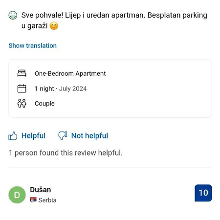 Comfort Bulevar With Garage Apartment